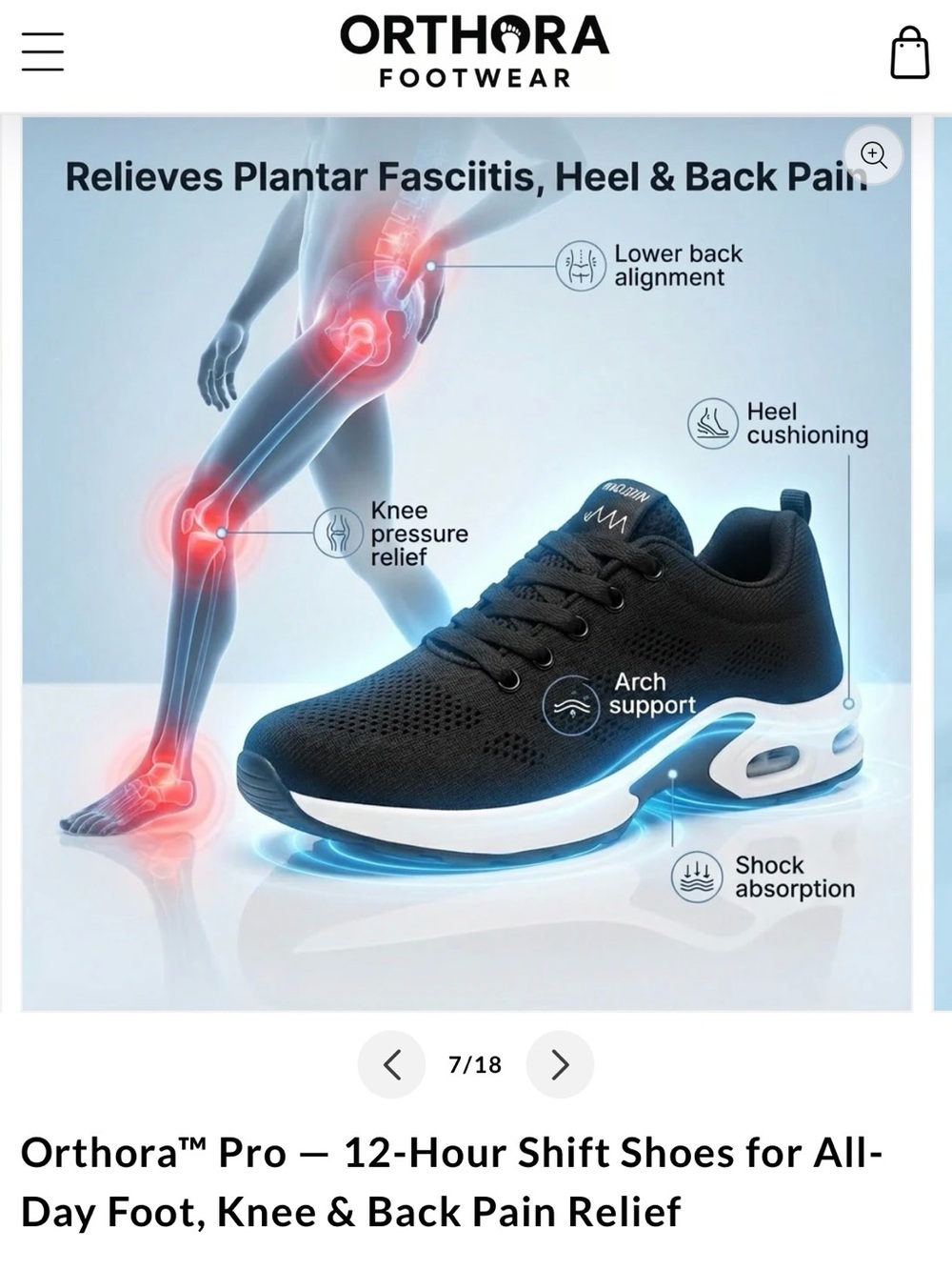 Unisex Black Knit Lace-Up Athletic Sneakers with White Sole - Picture 3 of 17